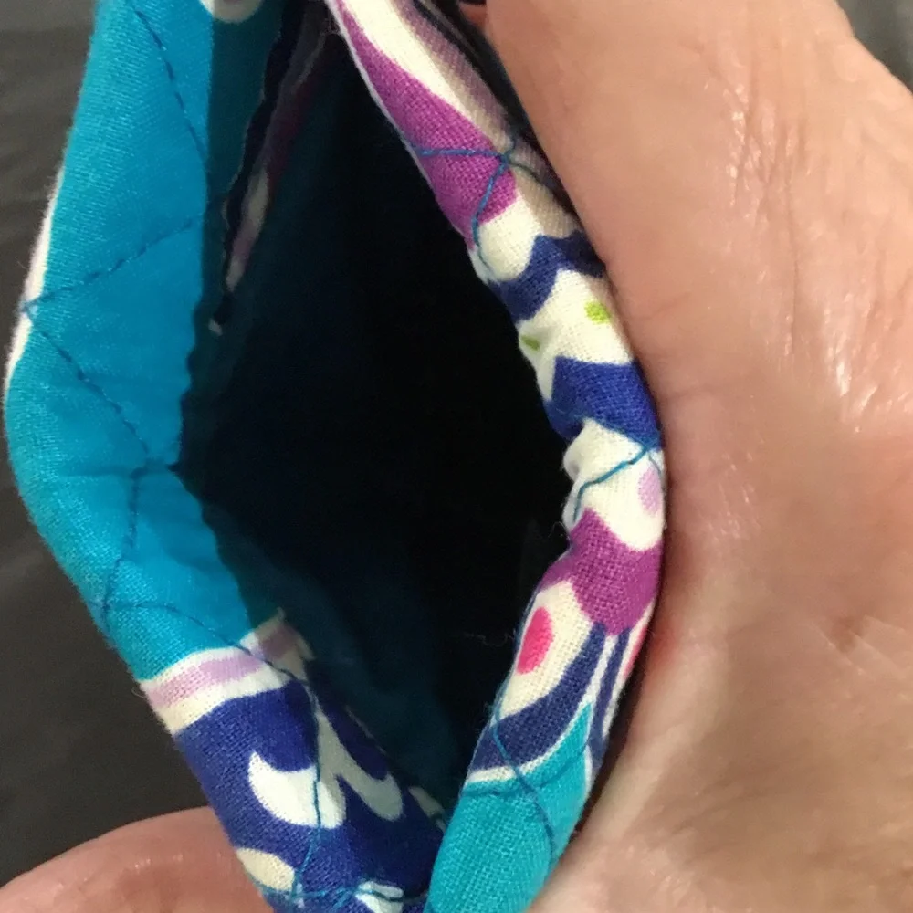 Vera Bradley Turquoise and Pink Floral eyeglass case